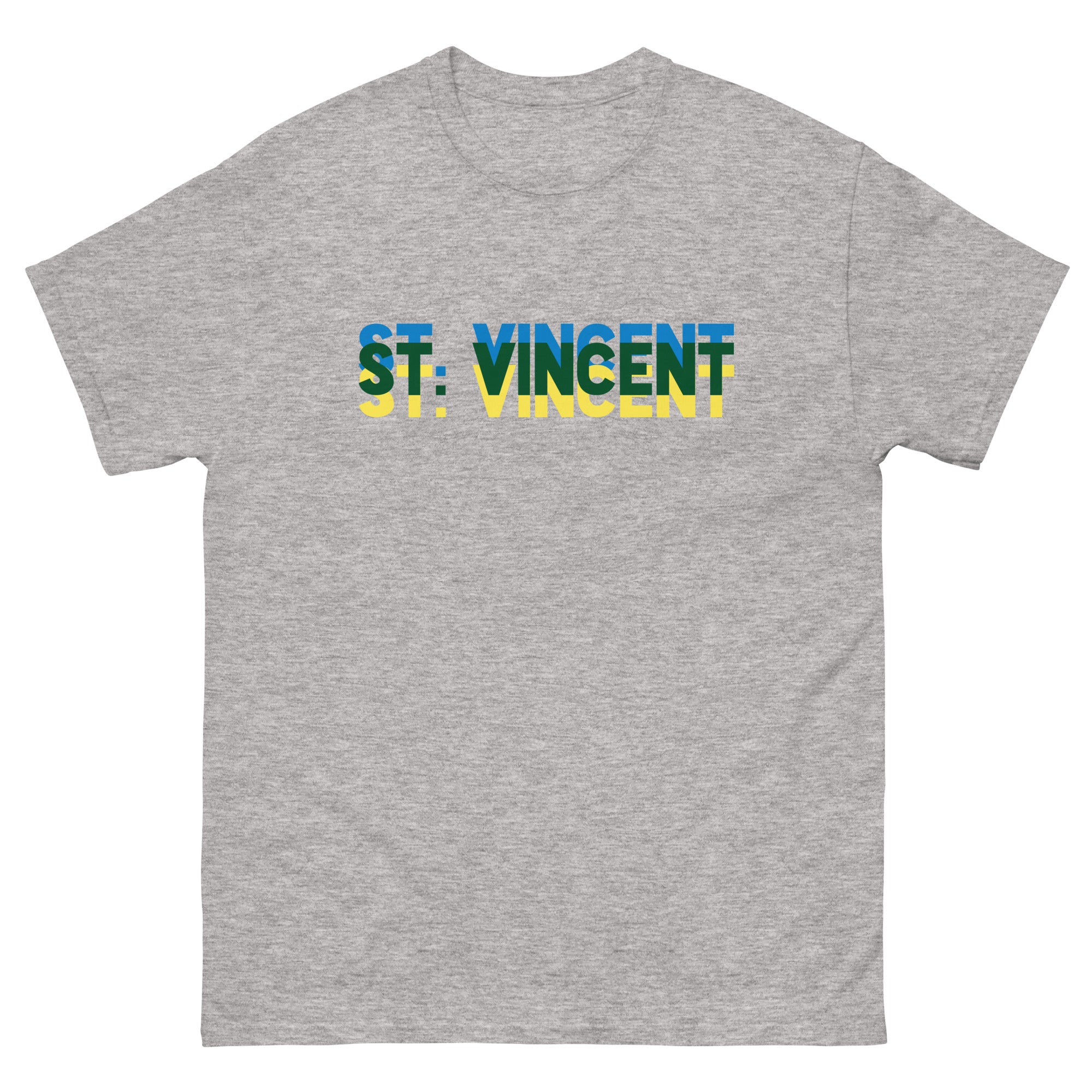 Saint Vincent: Triple Word Unisex classic tee-Fete Massive