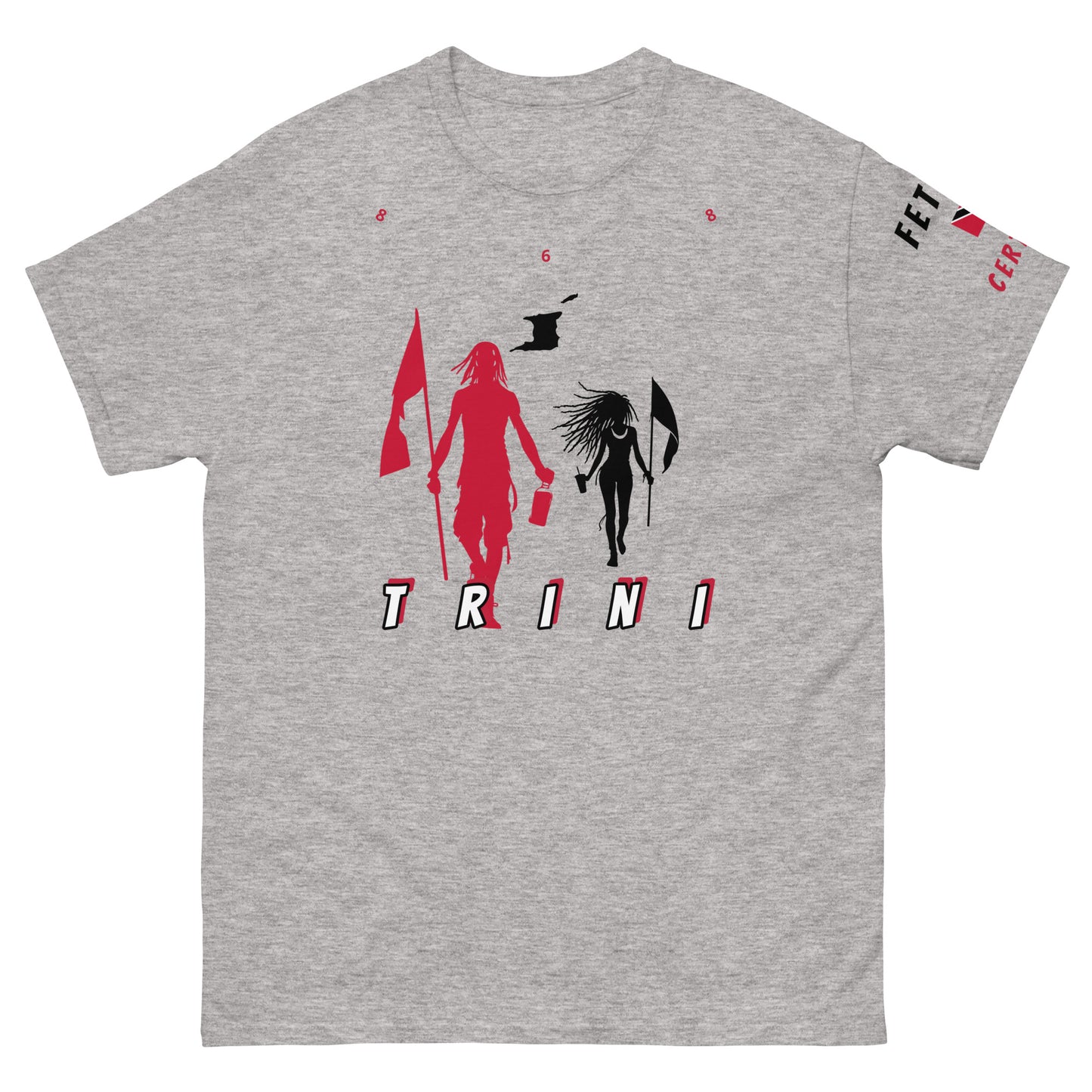 Trini Flag Mon/Gyal tee