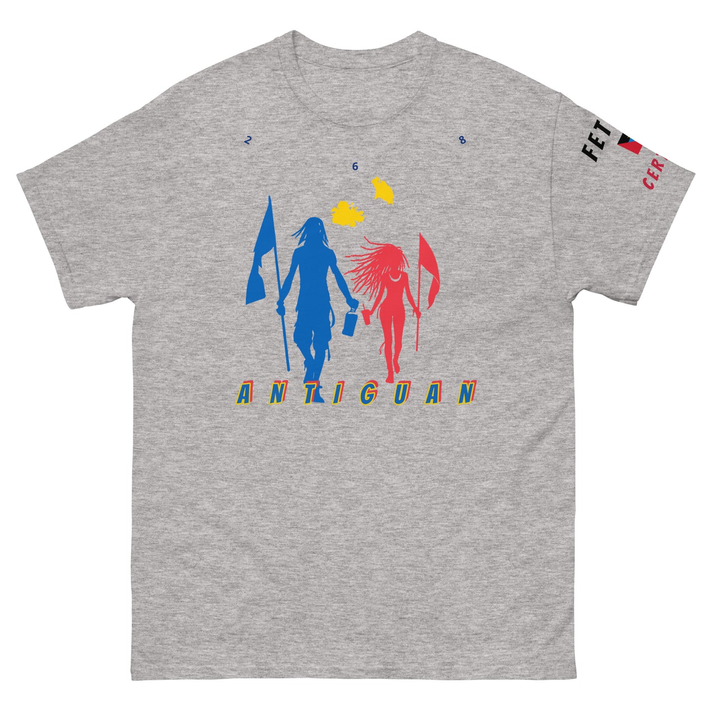 Antiguan Flag Mon/Gyal tee