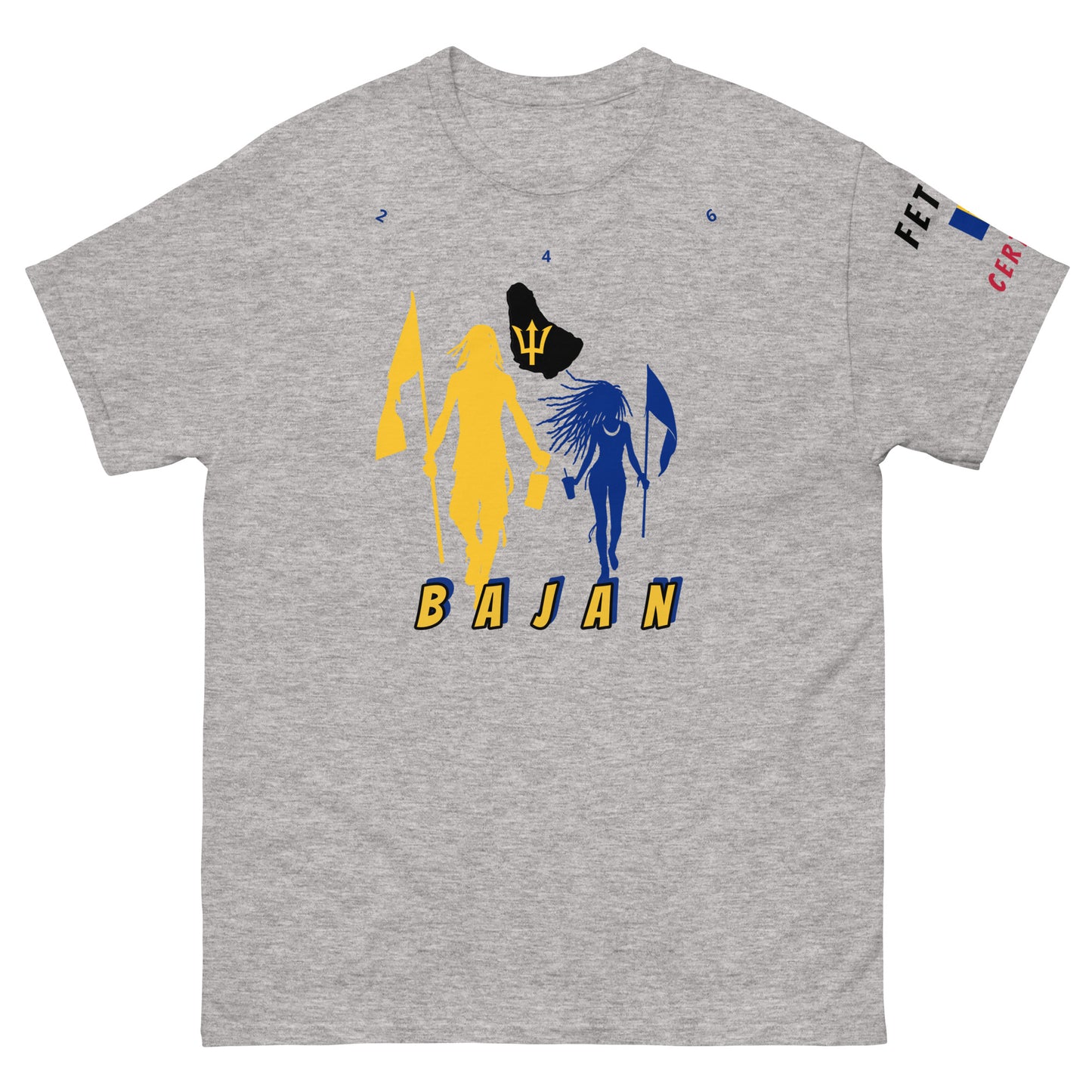 Barbados Flag Mon/Gyal Tee