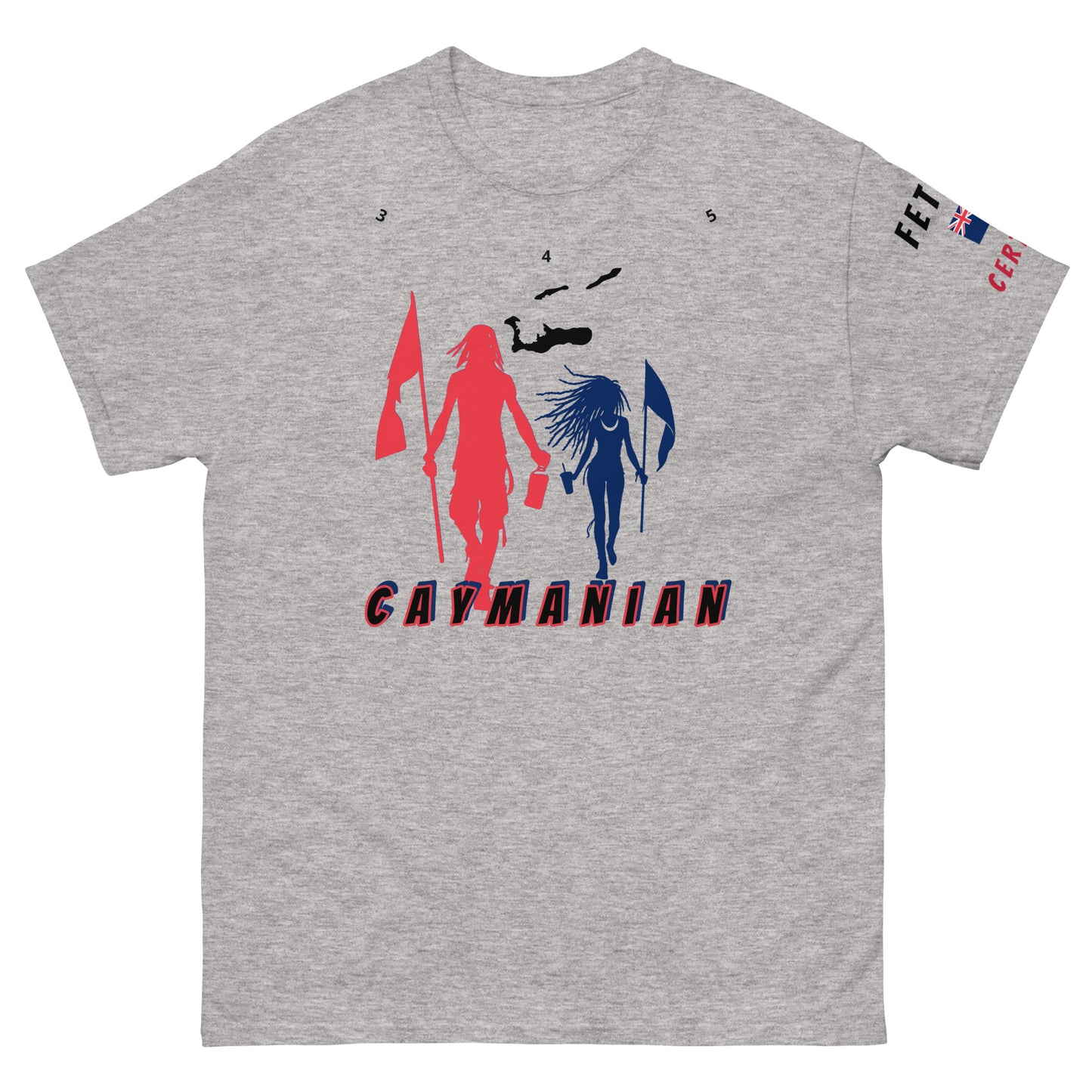 Cayman Islands Flag Mon/Gyal tee