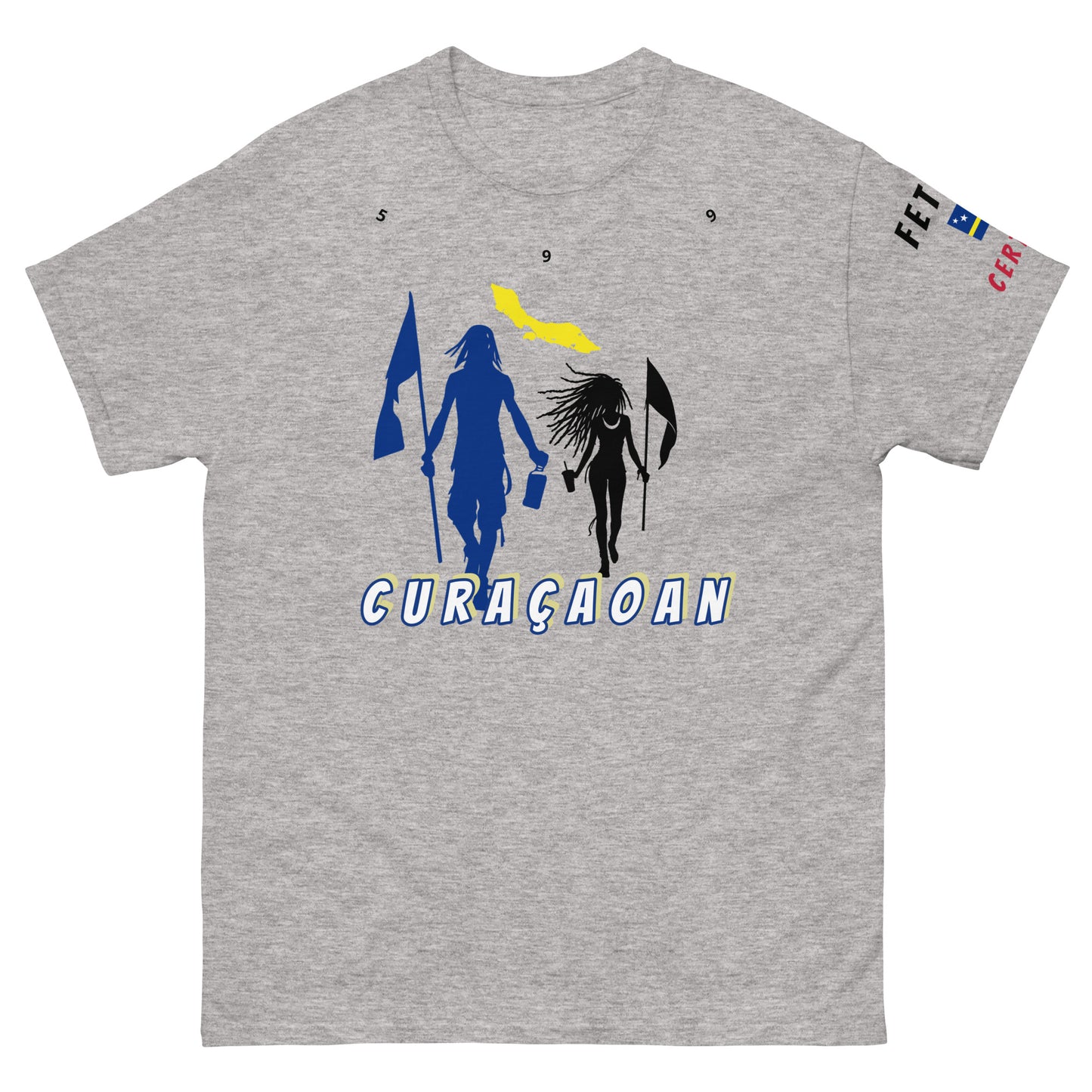 Curacao Flag Mon/Gyal Tee