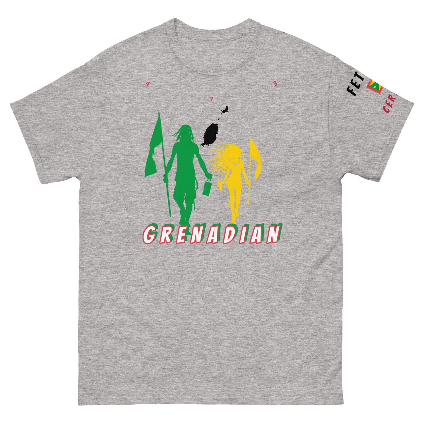 Grenada Flag Mon/Gyal Tee