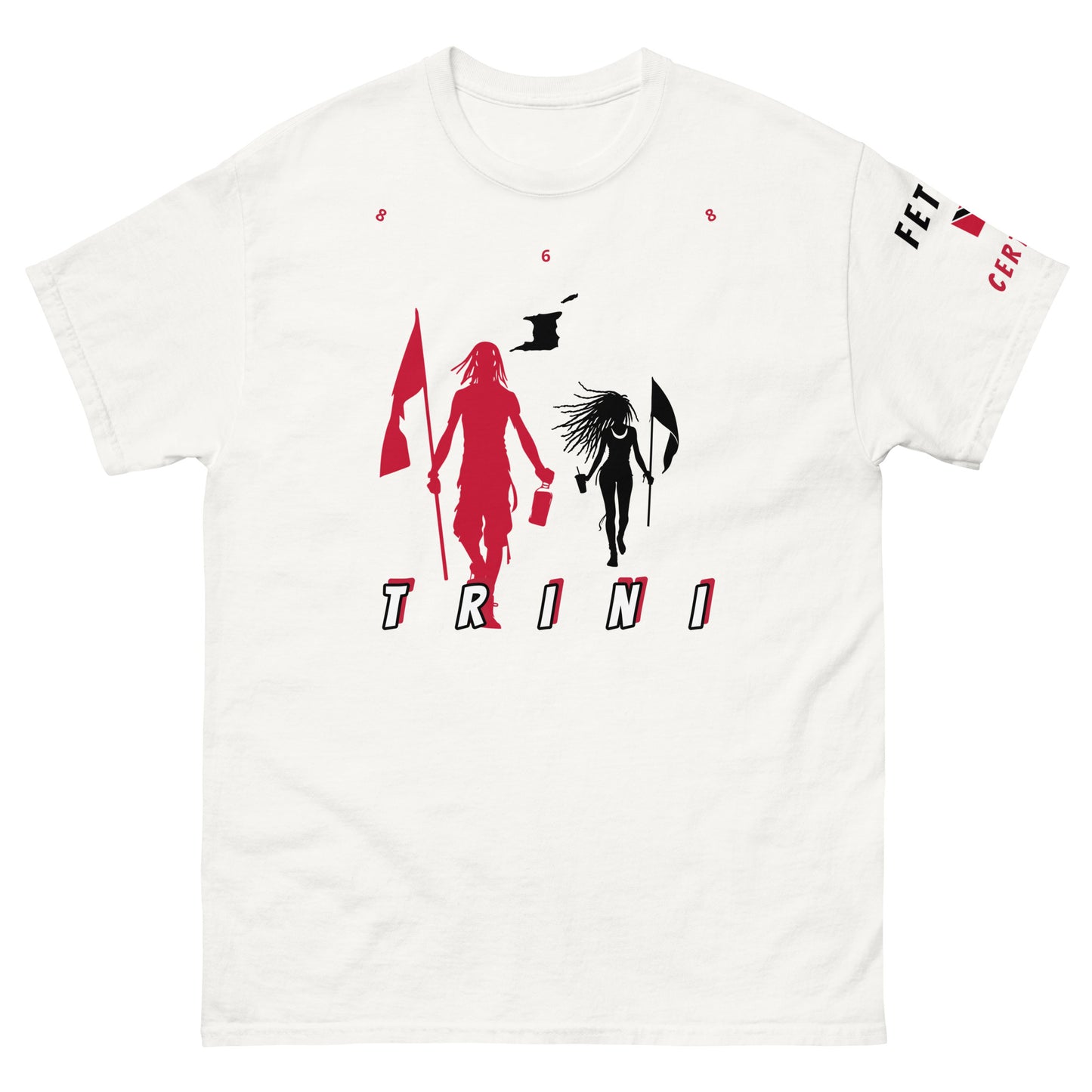 Trini Flag Mon/Gyal tee