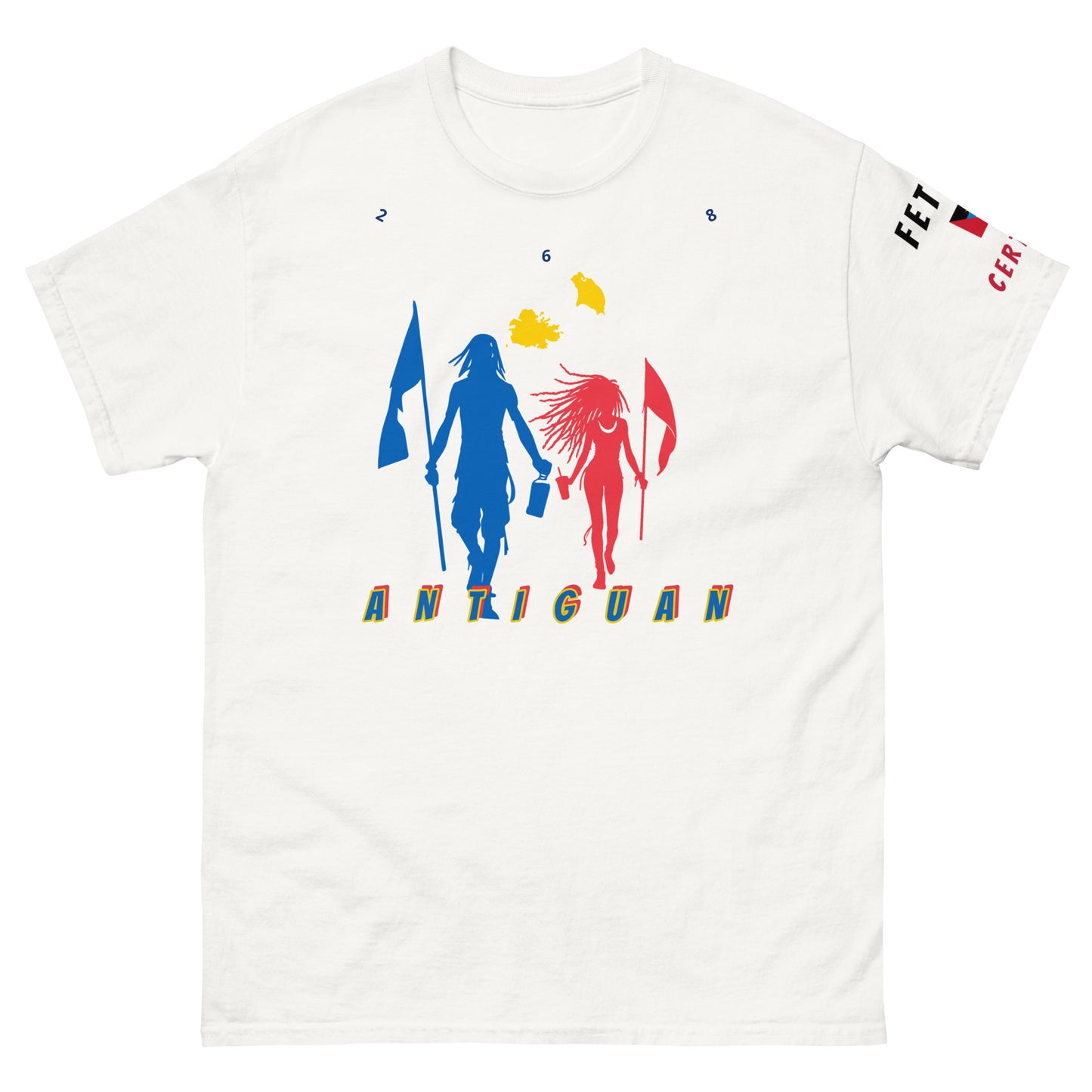 Antiguan Flag Mon/Gyal tee