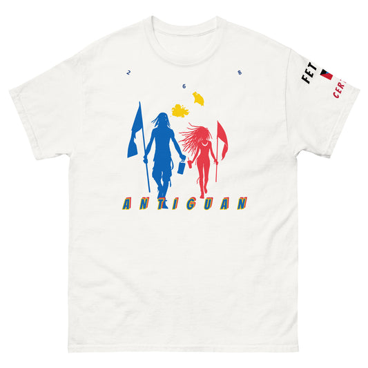 Antiguan Flag Mon/Gyal tee