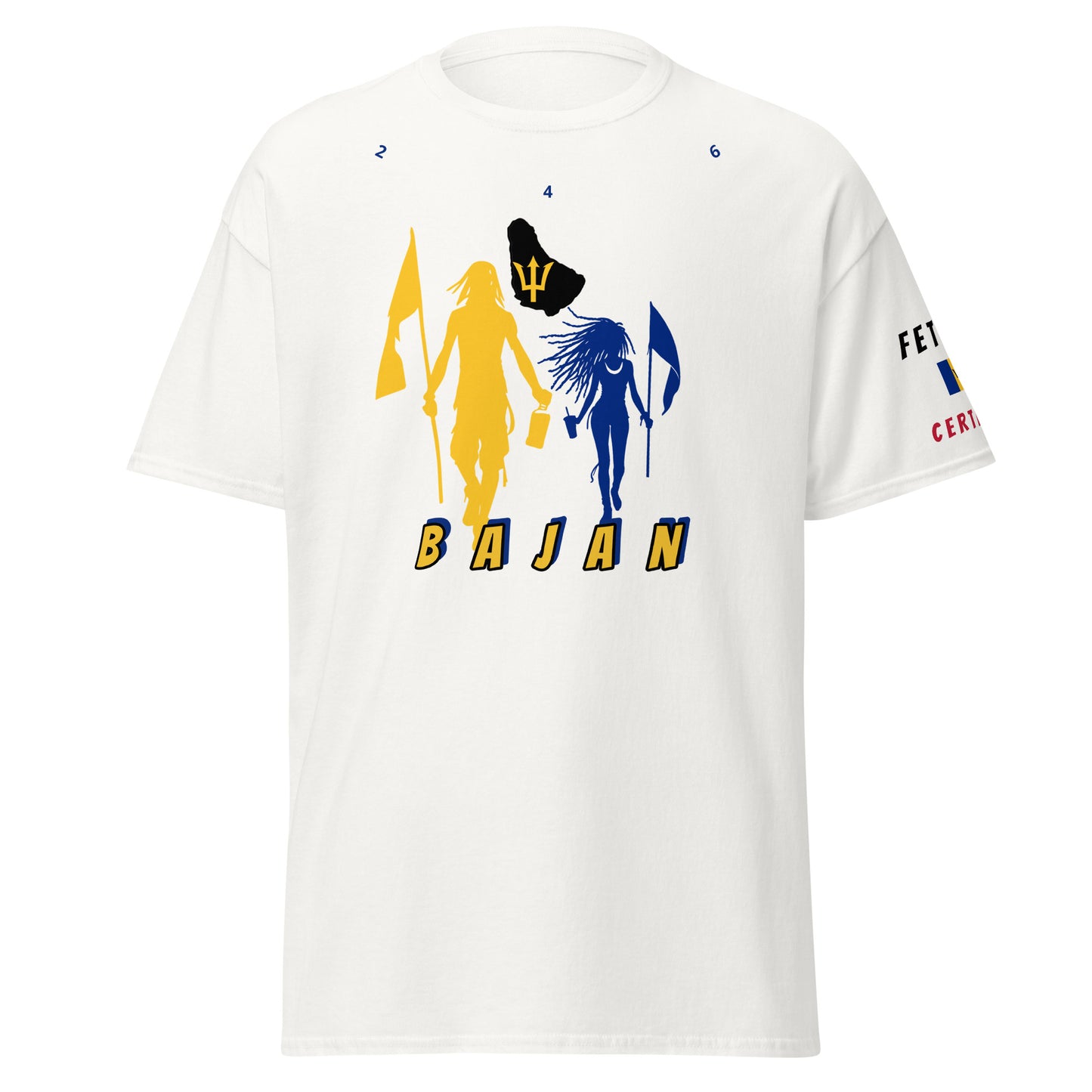 Barbados Flag Mon/Gyal Tee