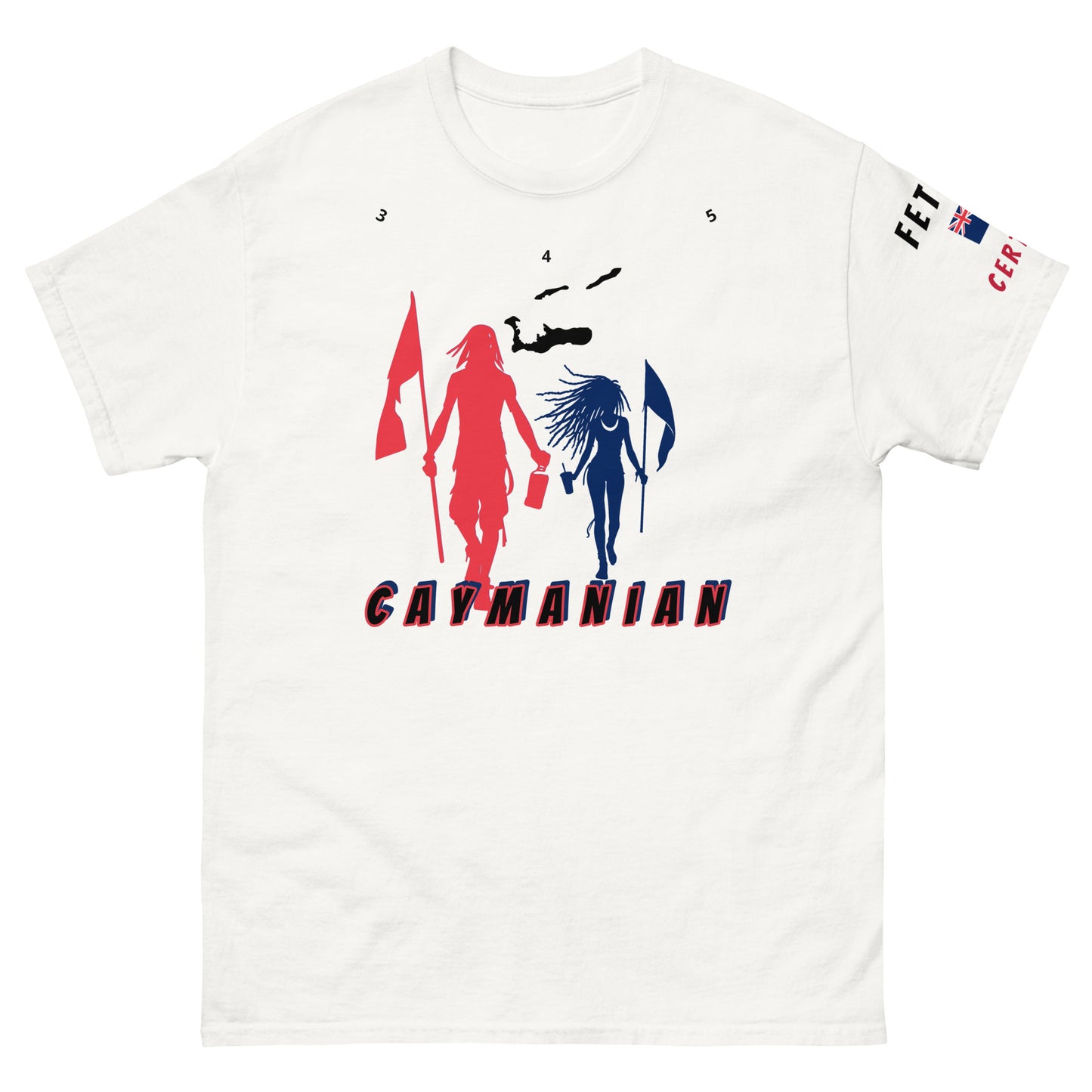 Cayman Islands Flag Mon/Gyal tee