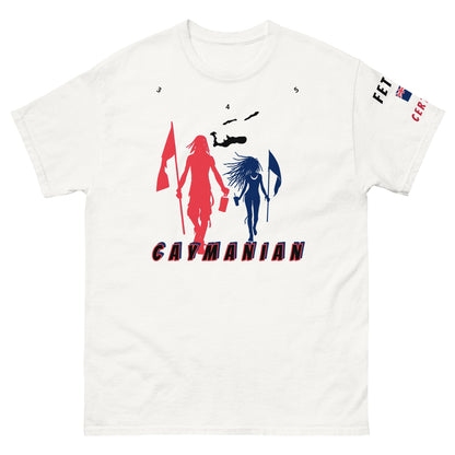 Cayman Islands Flag Mon/Gyal tee