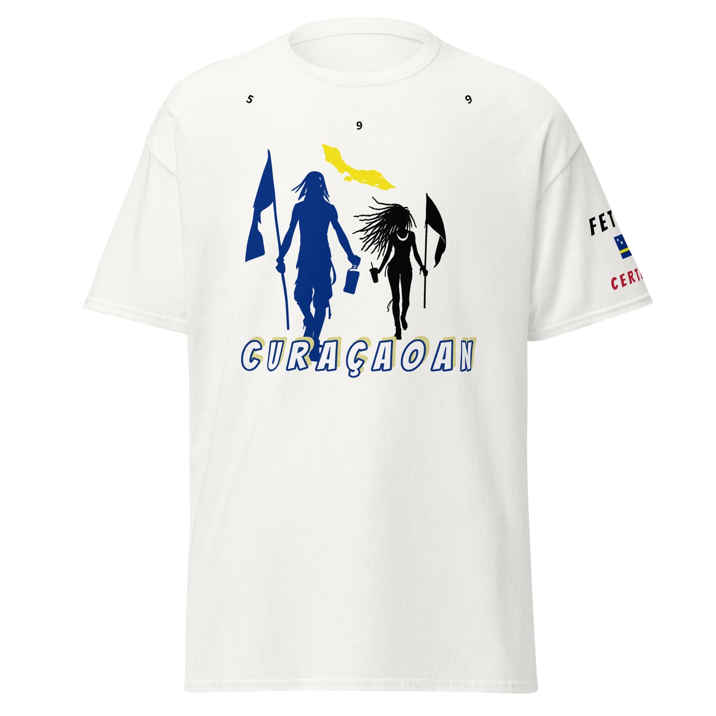 Curacao Flag Mon/Gyal Tee