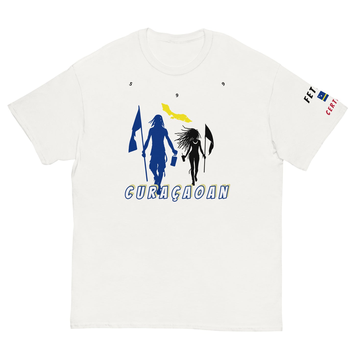 Curacao Flag Mon/Gyal Tee