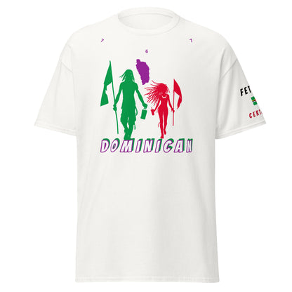 Dominica Flag Mon/Gyal Tee