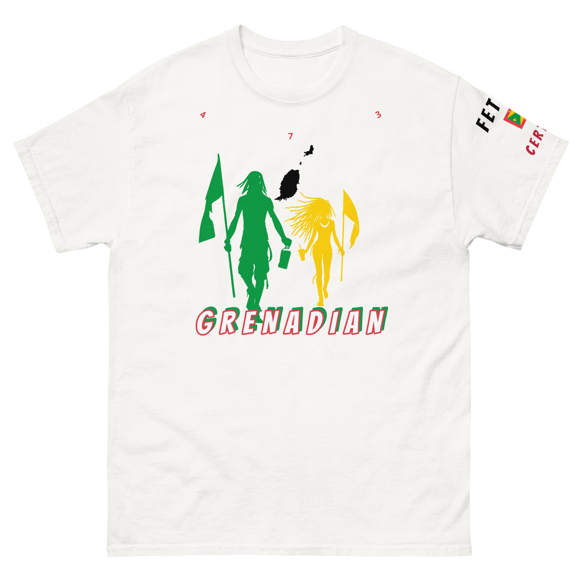 Grenada Flag Mon/Gyal Tee-Fete Massive