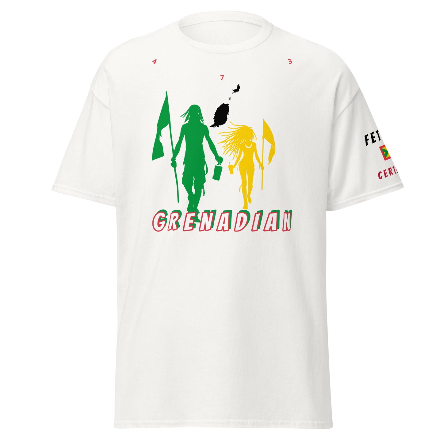 Grenada Flag Mon/Gyal Tee