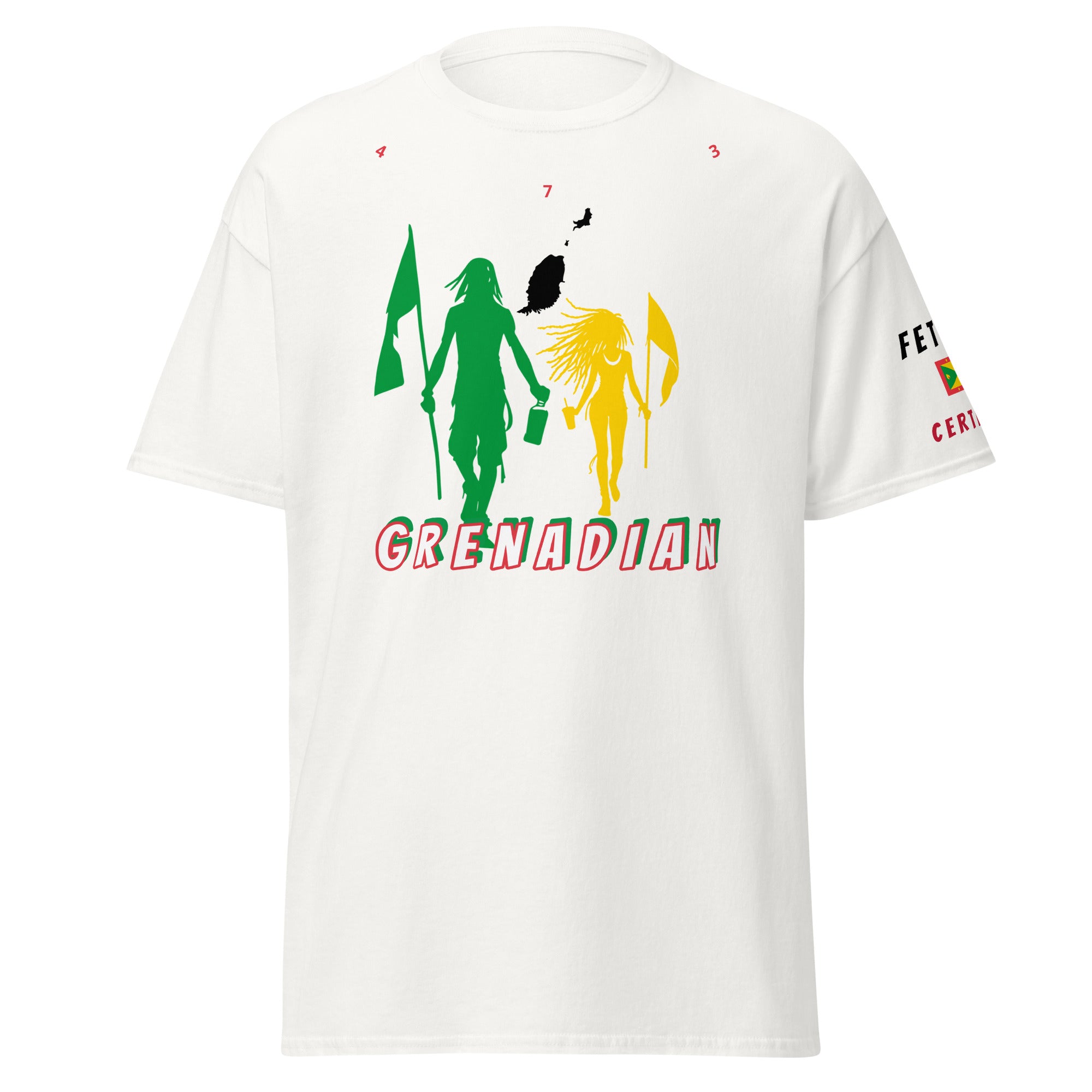 Grenada Flag Mon/Gyal Tee-Fete Massive