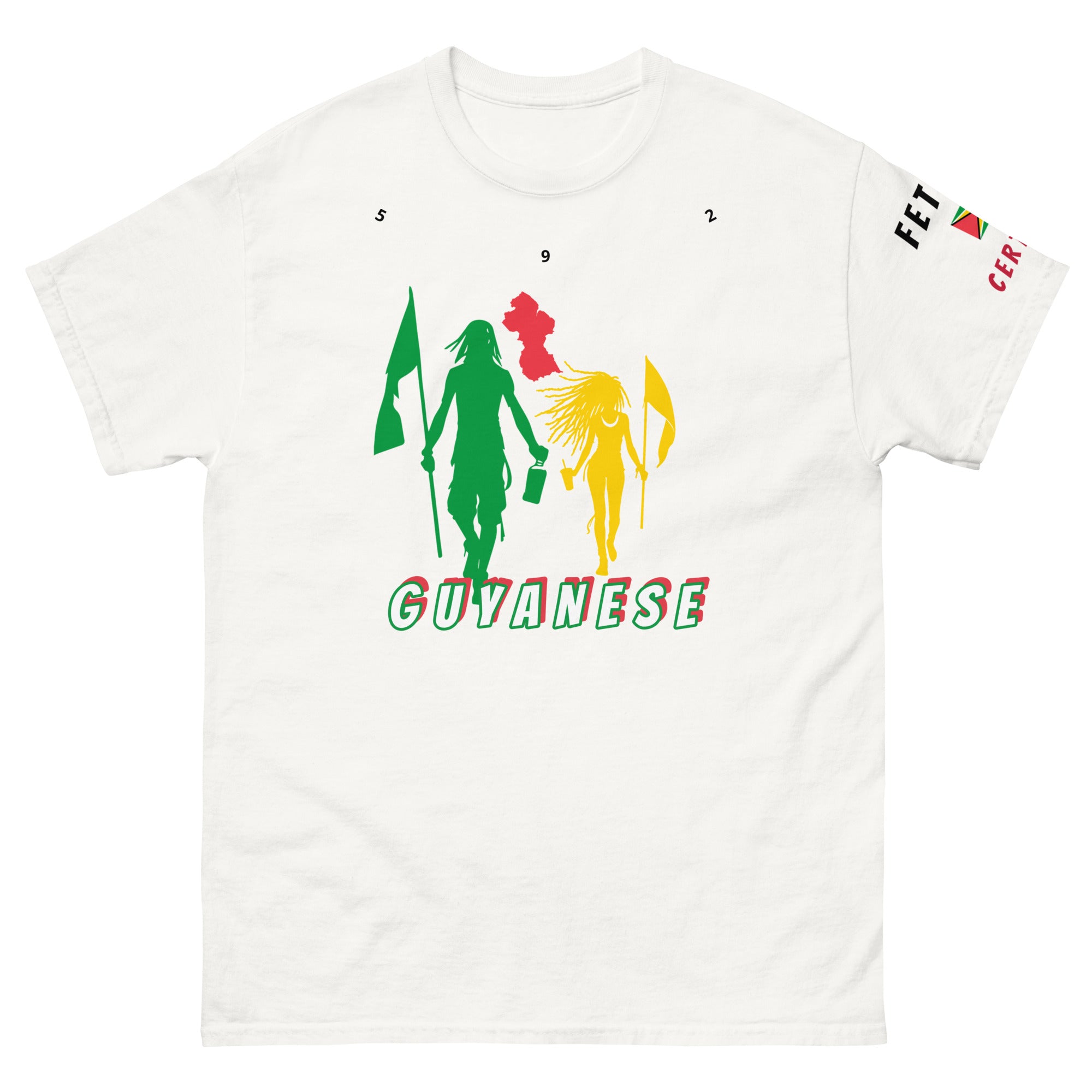 Guyana Flag Mon/Gyal Tee-Fete Massive