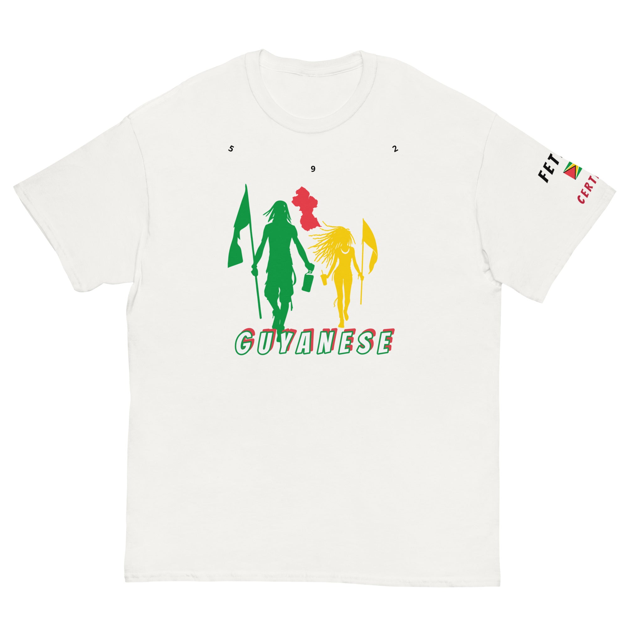 Guyana Flag Mon/Gyal Tee-Fete Massive