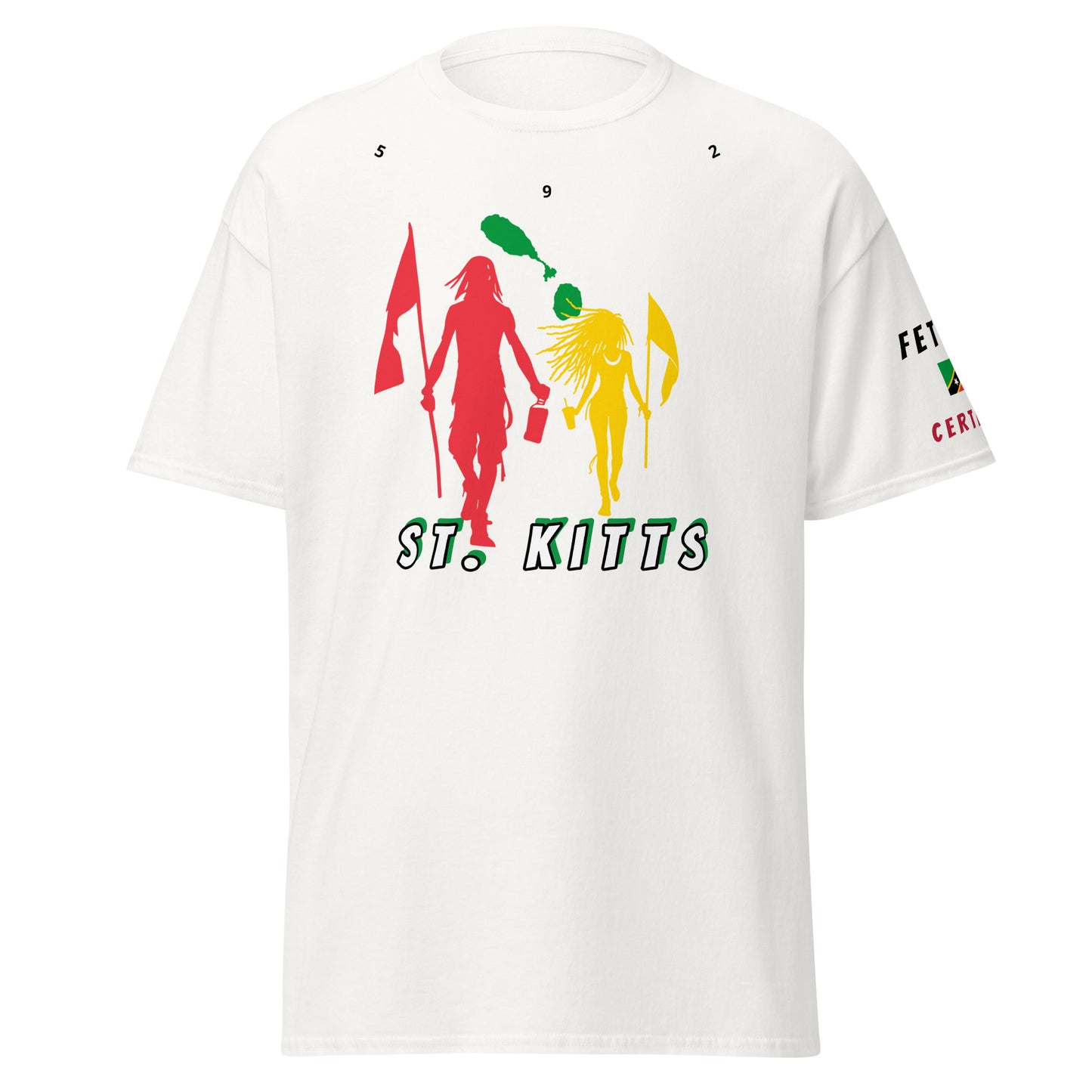 St. Kitts Flag Mon/Gyal Tee