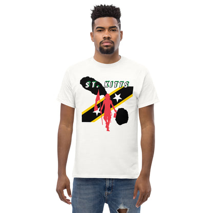 St. Kitts Island Tee with Flag Mon