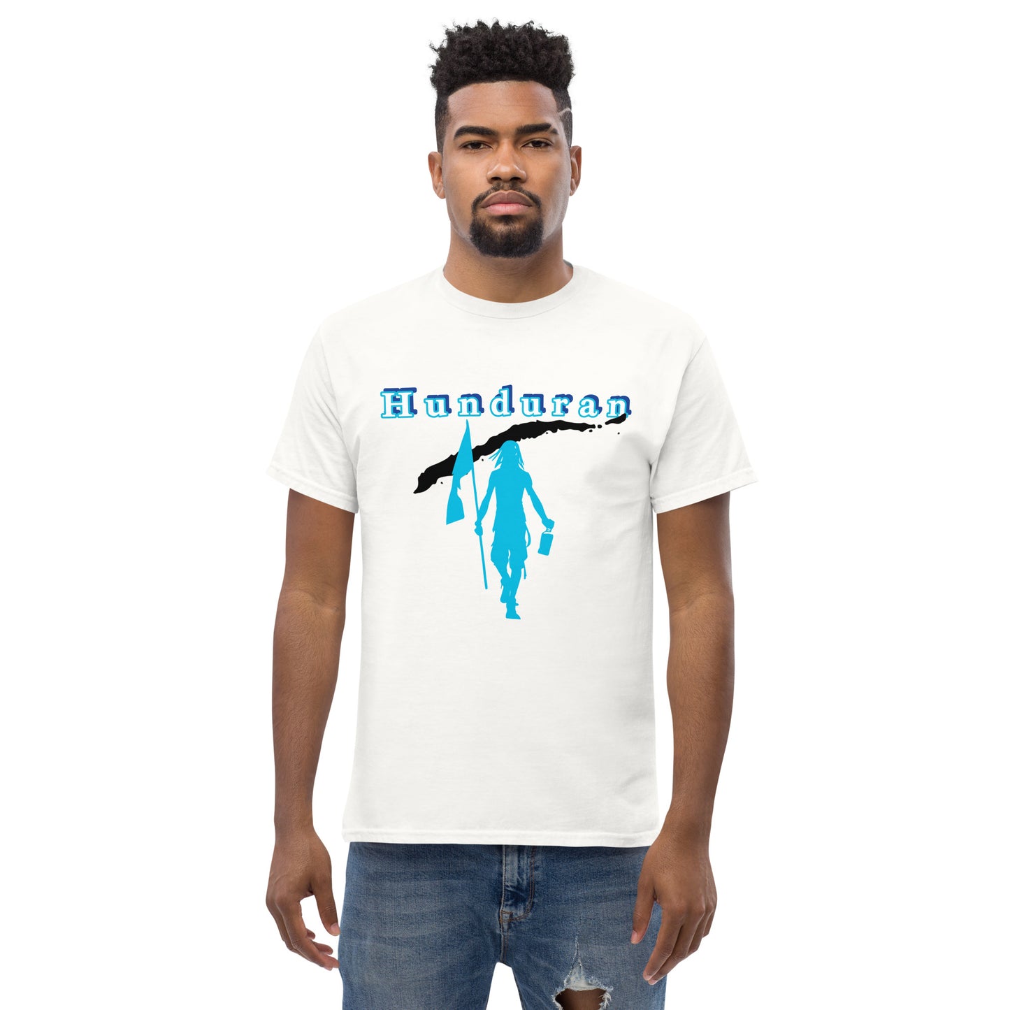 Roatan / Honduras Island Tee with Flag Mon