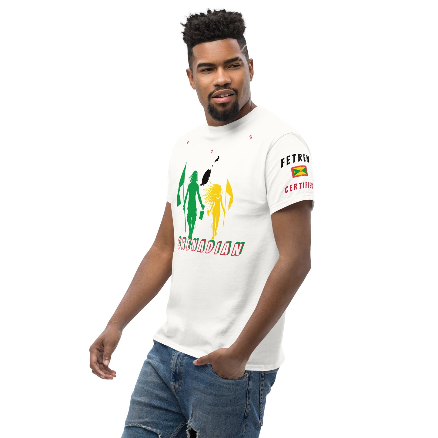 Grenada Flag Mon/Gyal Tee