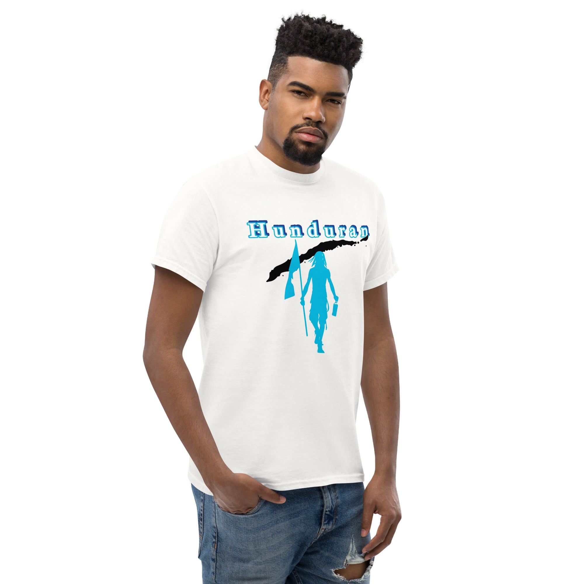 Roatan / Honduras Island Tee with Flag Mon-Fete Massive