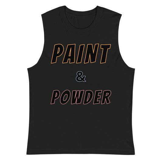 Paint & Powder Unisex Muscle Shirt