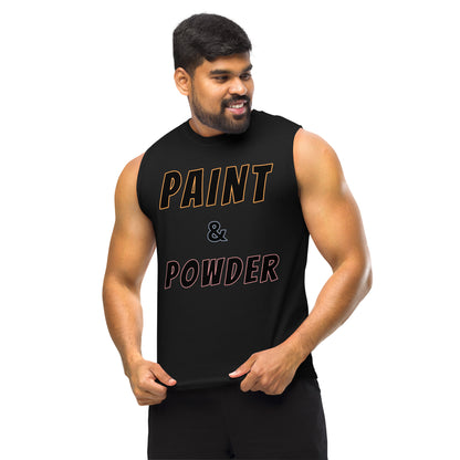 Paint & Powder Unisex Muscle Shirt