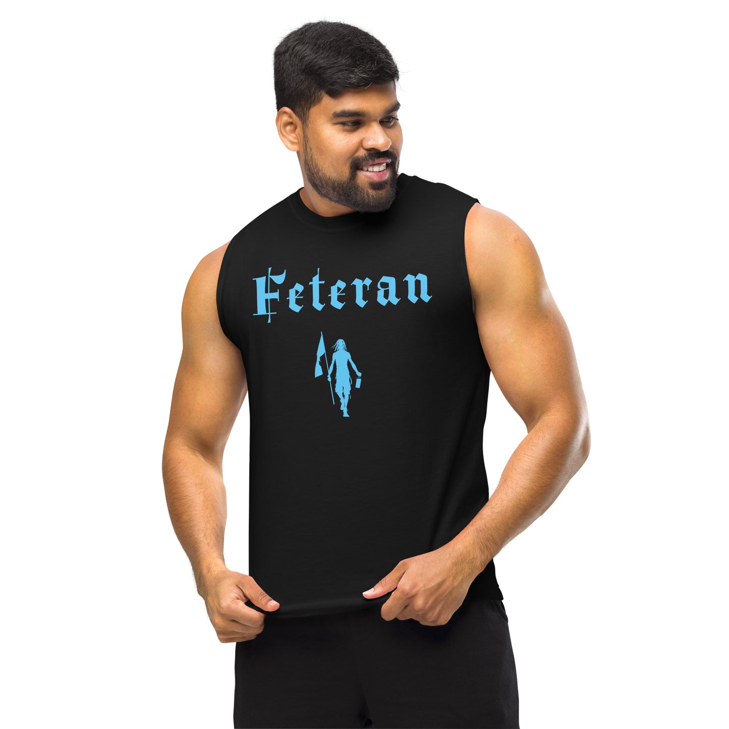 Feteran Muscle Shirt (Frost Blue Colors) Unisex