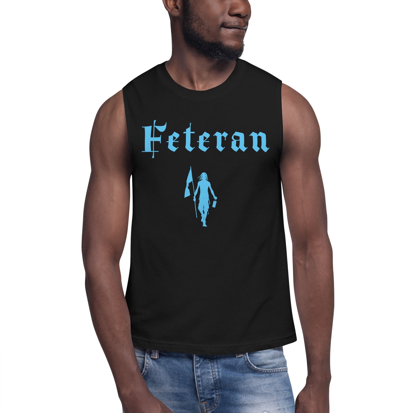 Feteran Muscle Shirt (Frost Blue Colors) Unisex