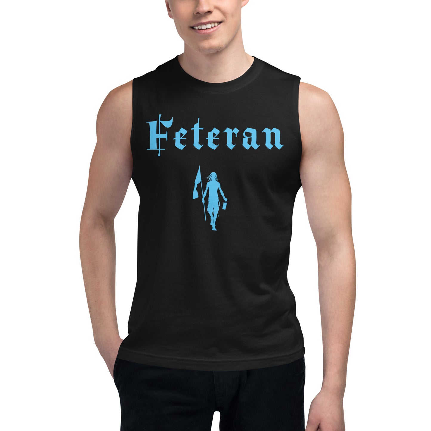 Feteran Muscle Shirt (Frost Blue Colors) Unisex