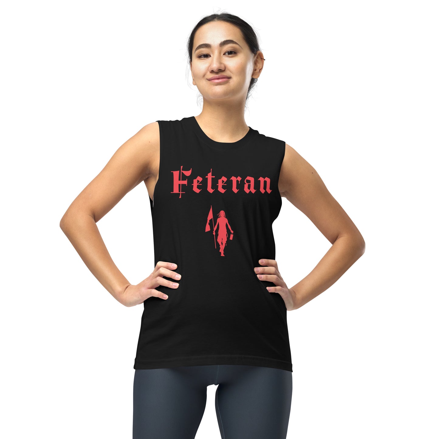 Feteran Muscle Shirt (Red) Unisex