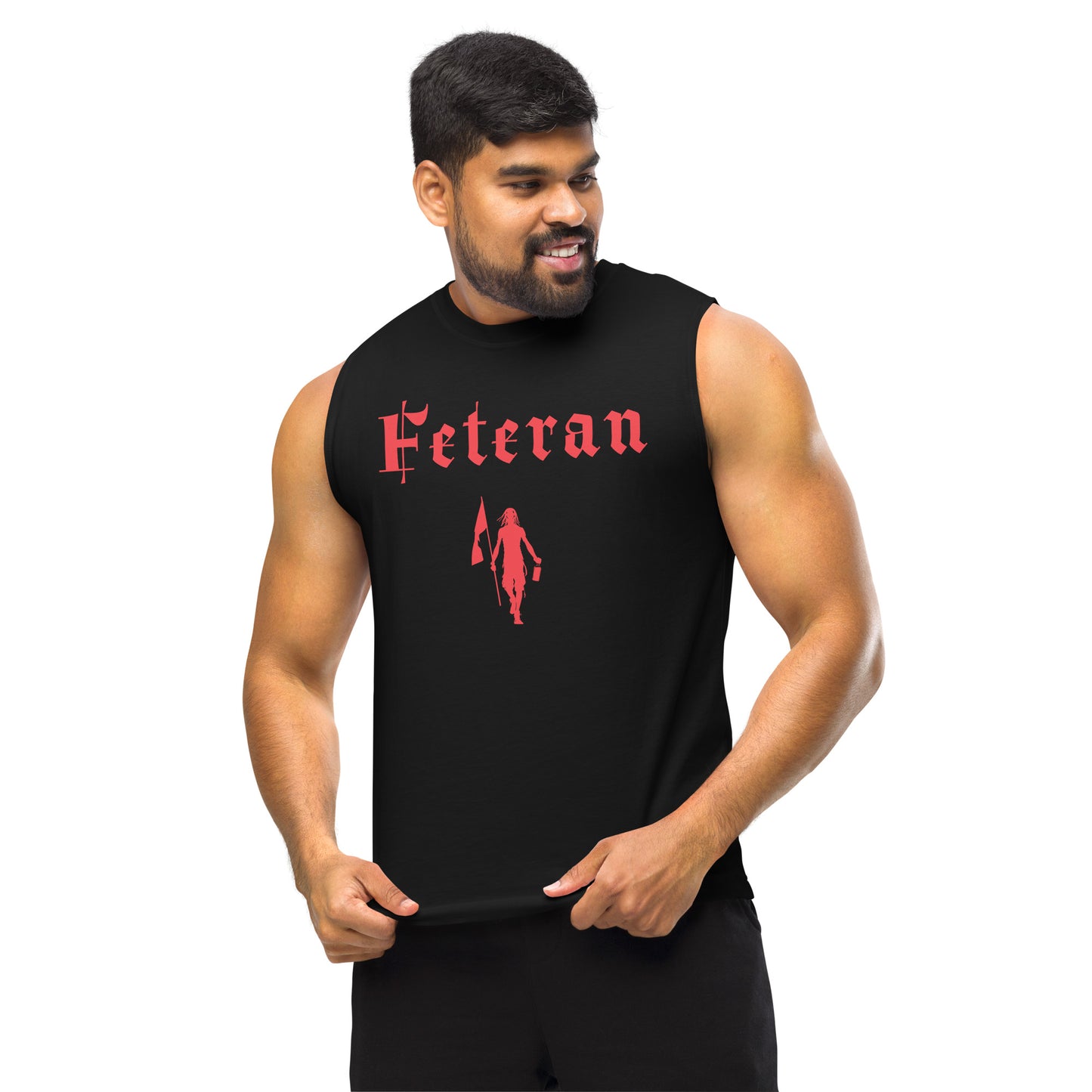 Feteran Muscle Shirt (Red) Unisex