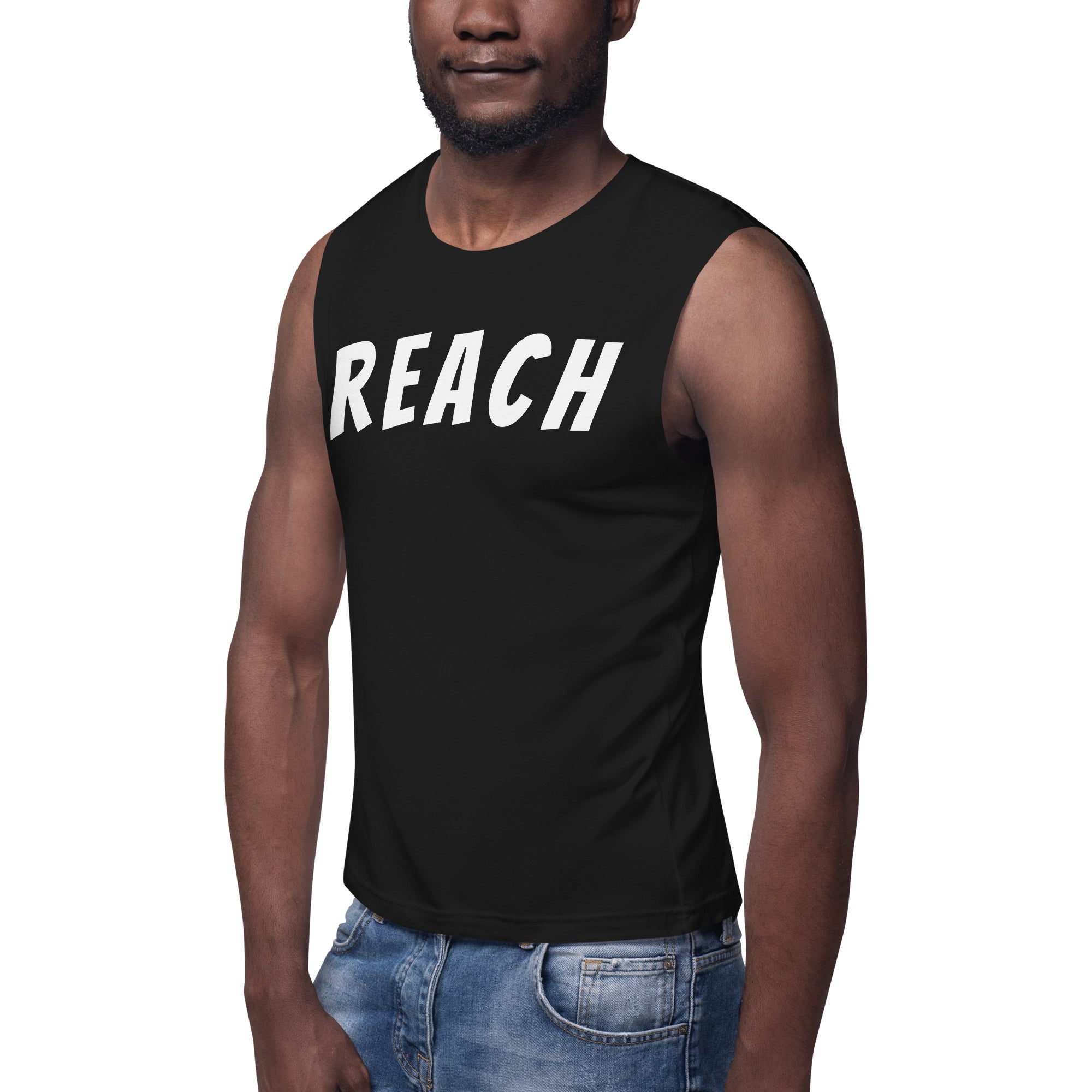 Fete & Reach Muscle Shirt (Unisex)-Fete Massive