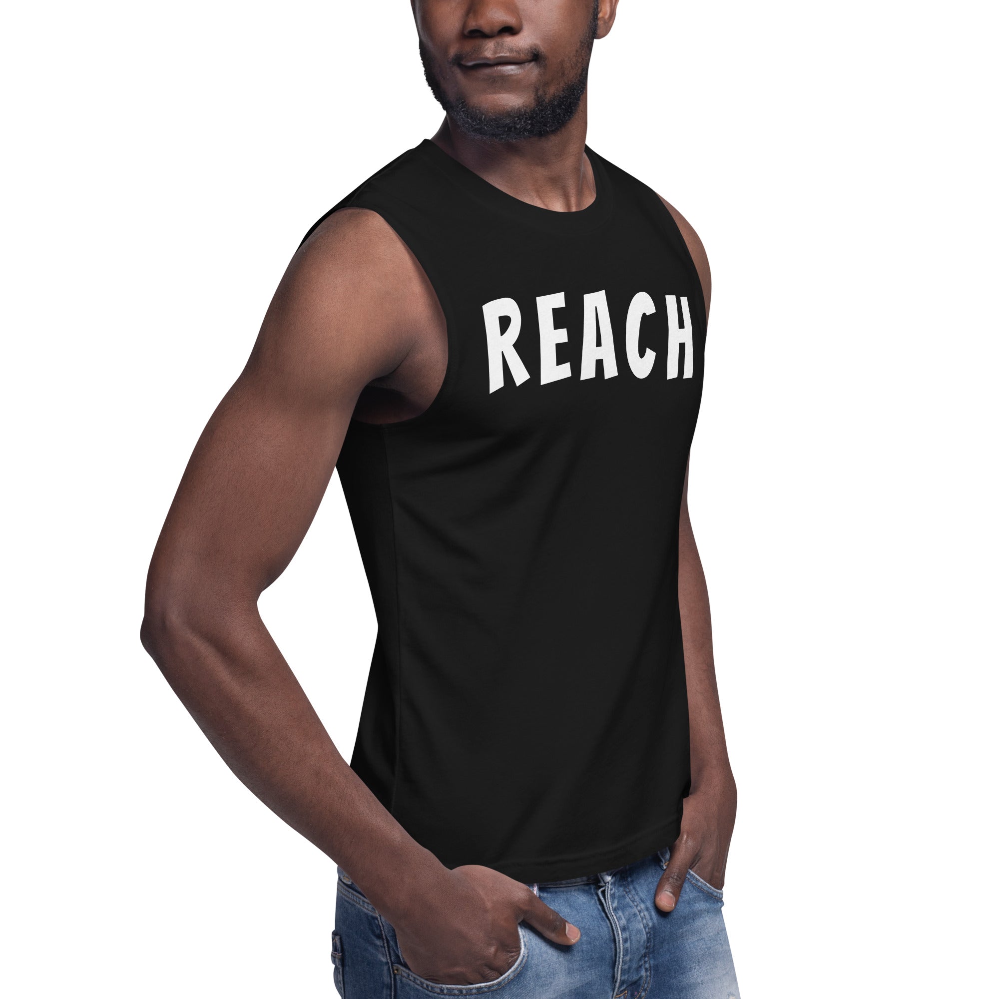 Fete & Reach Muscle Shirt (Unisex)-Fete Massive