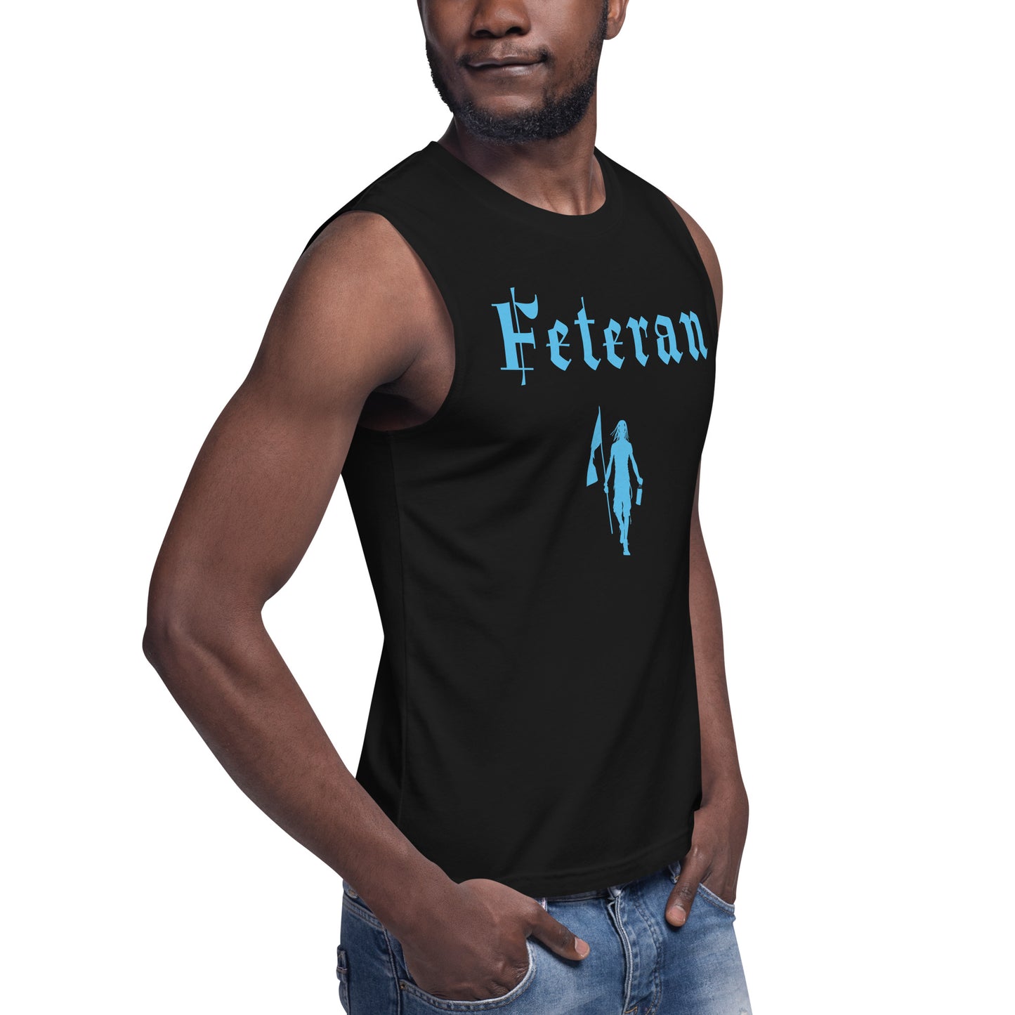 Feteran Muscle Shirt (Frost Blue Colors) Unisex