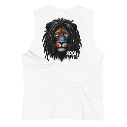 "D Road" Soca Fete Massive Designer Muscle Shirt (Unisex)