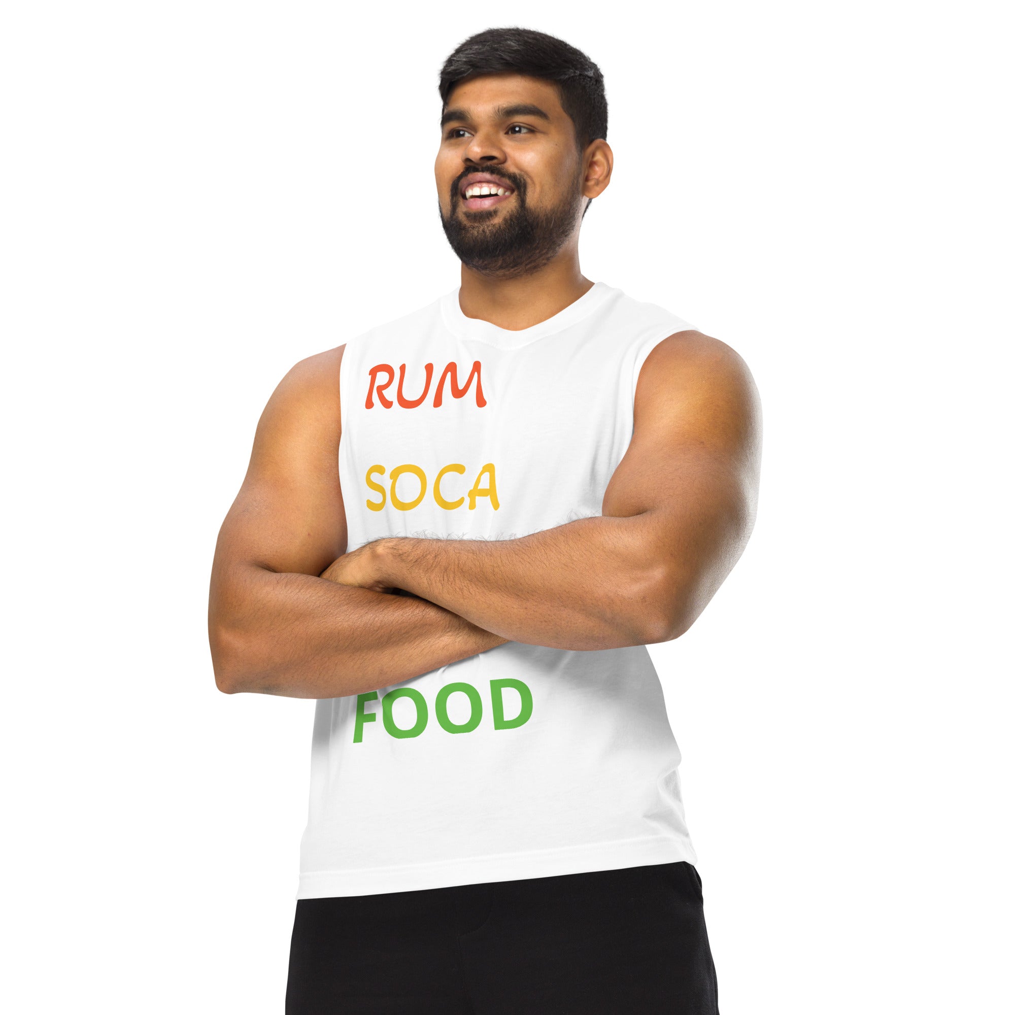 Rum Soca Gyal Food Muscle Shirt-Fete Massive