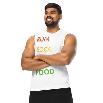 Rum Soca Gyal Food Muscle Shirt