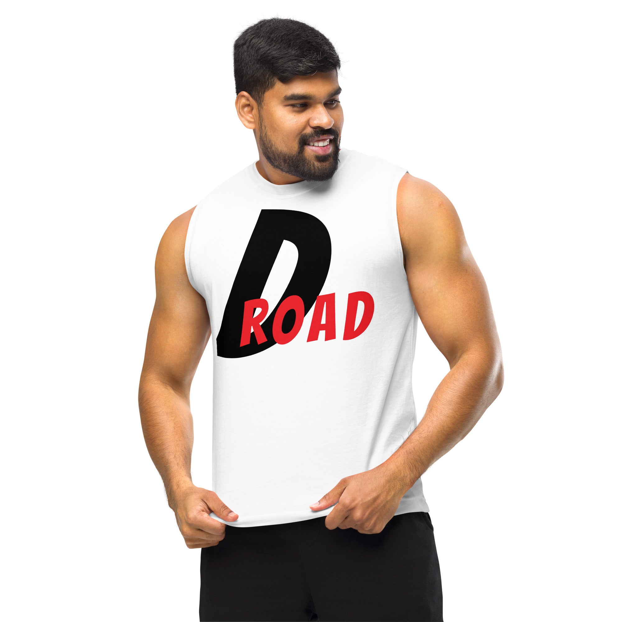 "D Road" Jab Muscle Shirt (Unisex)-Fete Massive