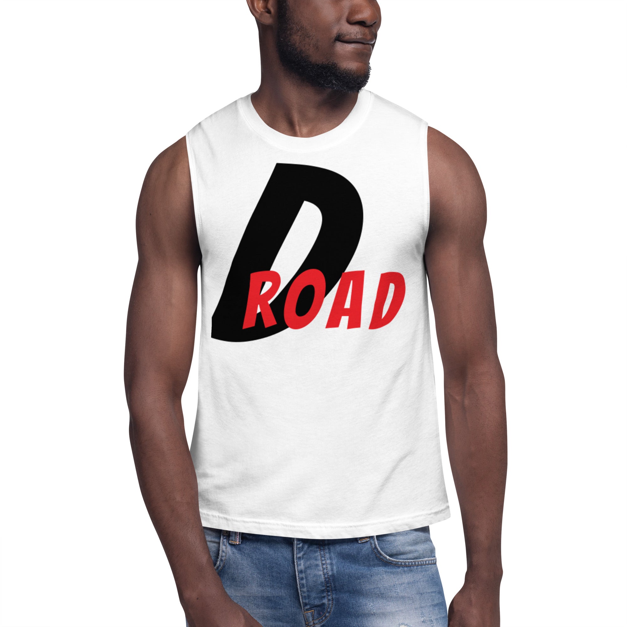 "D Road" Soca Fete Massive Designer Muscle Shirt (Unisex)-Fete Massive