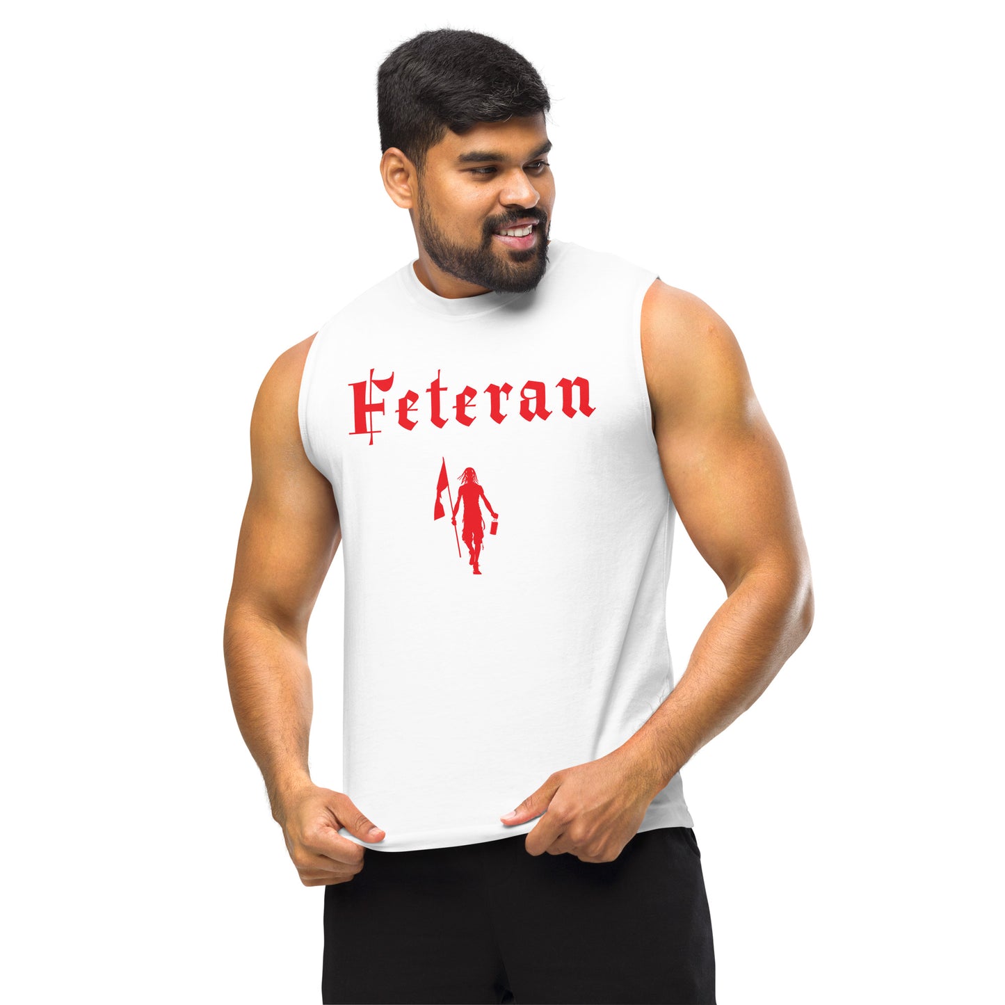 Feteran Muscle Shirt (Red) Unisex