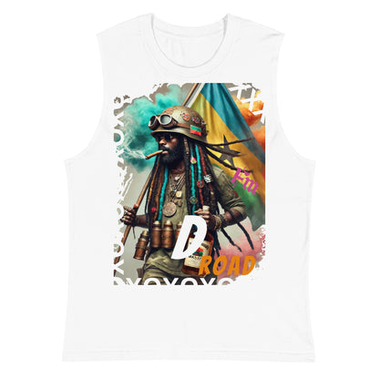 "D Road" Shell Fete Massive designer Muscle Shirt