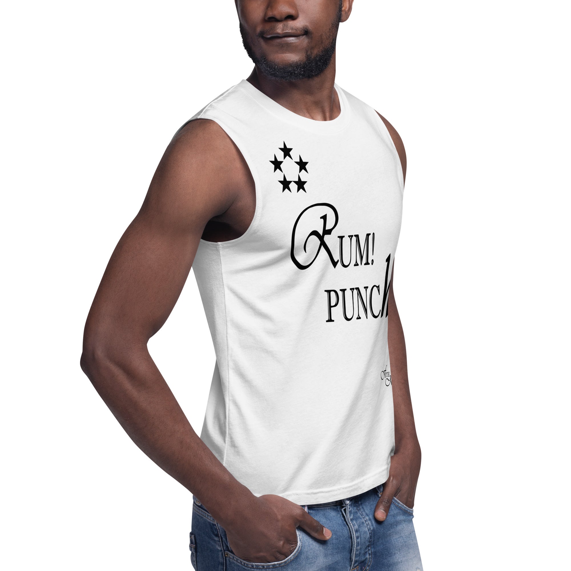 Rum Punch Muscle Shirt-Fete Massive