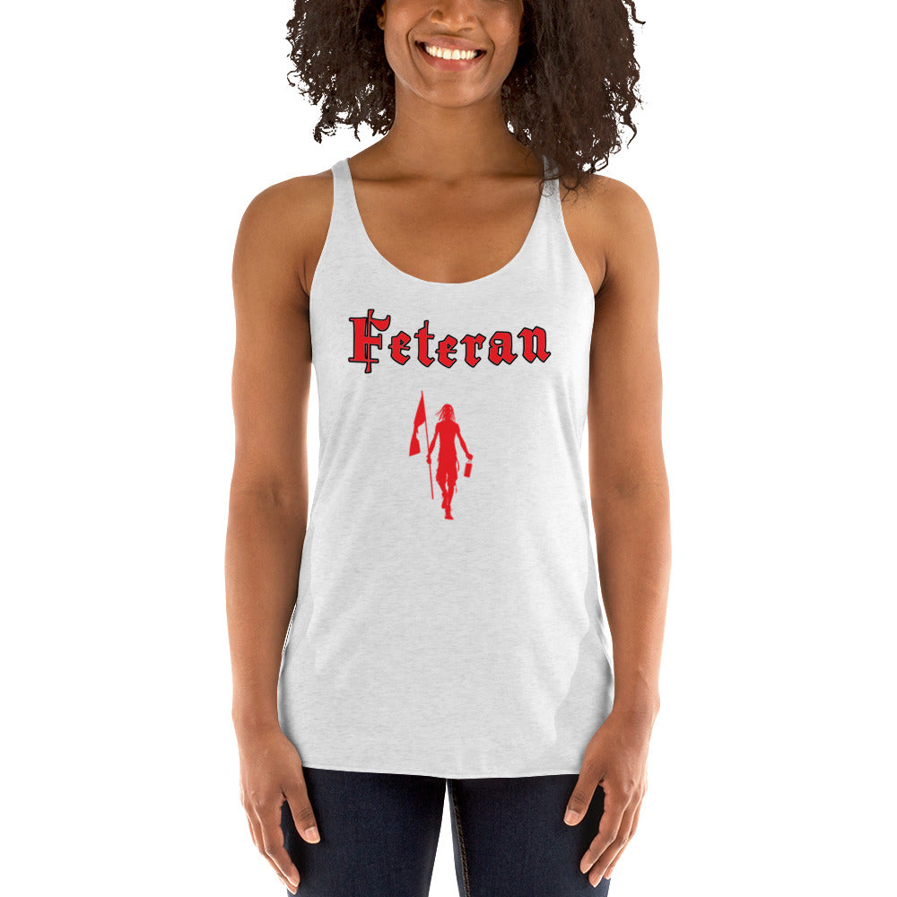 Feteran: Women's Racerback Tank-Fete Massive