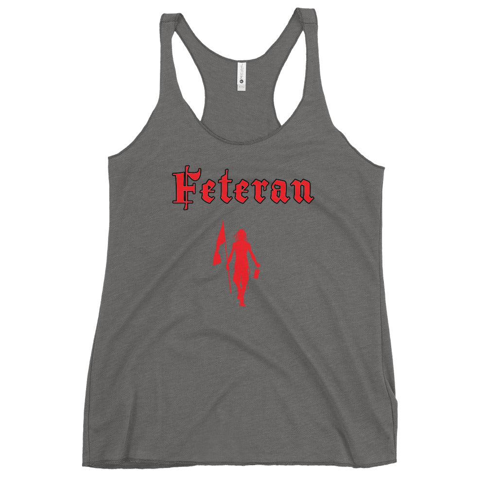 Feteran: Women's Racerback Tank-Fete Massive