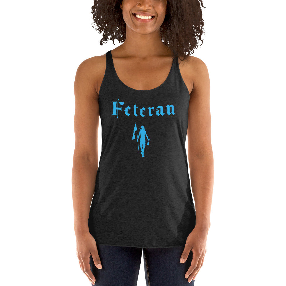 Feteran: Women's Racerback Tank-Fete Massive