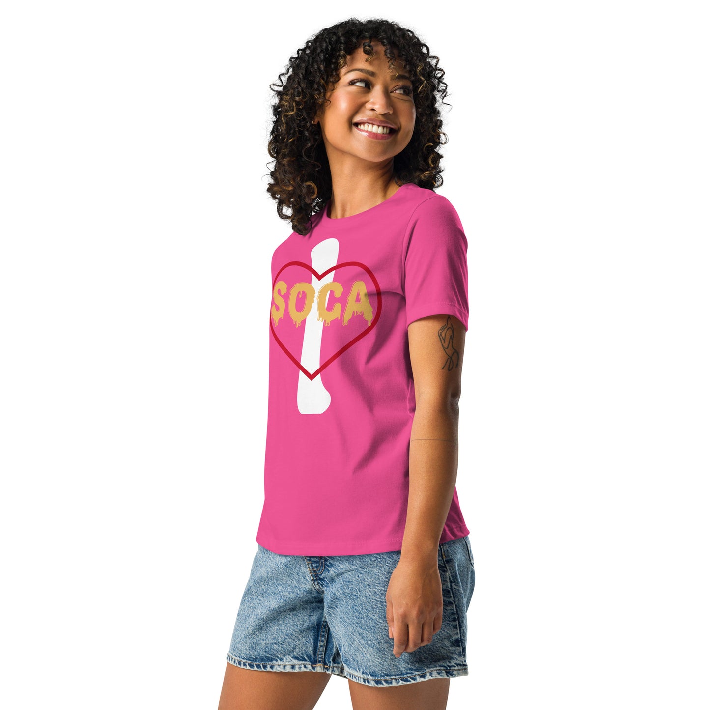 I Heart Soca Women's Relaxed T-Shirt