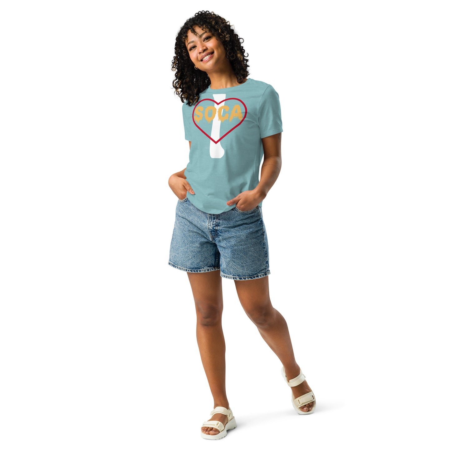 I Heart Soca Women's Relaxed T-Shirt