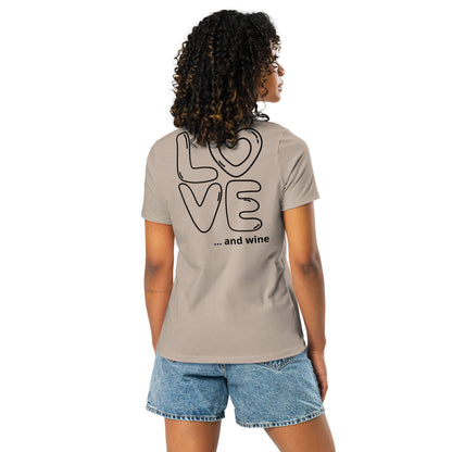 Love & wine Women's Relaxed T-Shirt